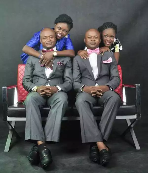 Twin Sisters Marry Identical Twin Brothers In Akwa Ibom ( Checkout Pre-Wedding Photos)
